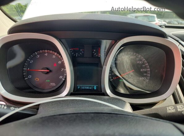 2GNALBEK2G1165149 2016 CHEVROLET EQUINOX White Instrument cluster view