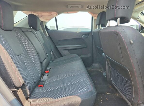 2GNALBEK2G6145227 2016 CHEVROLET EQUINOX Silver Rear seats view