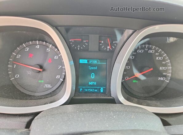 2GNALBEK2G6145227 2016 CHEVROLET EQUINOX Silver Instrument cluster view