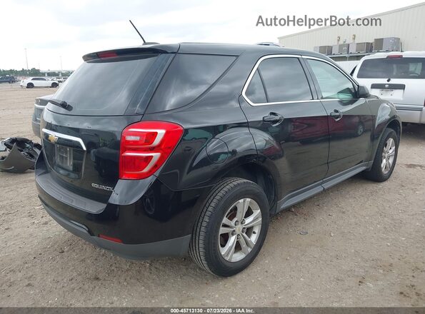 2GNALBEK2G6147818 2016 CHEVROLET EQUINOX Black უკანა მარჯვენა