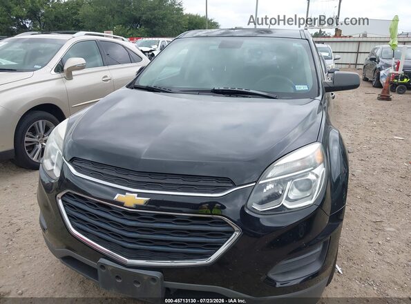 2GNALBEK2G6147818 2016 CHEVROLET EQUINOX Black წინა ხედი