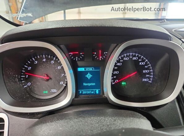 2GNALBEK2G6192712 2016 CHEVROLET EQUINOX Black Vista del cuadro de instrumentos