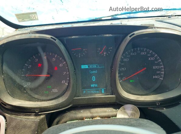 2GNALBEK2H1583762 2017 CHEVROLET EQUINOX Black Instrument cluster view