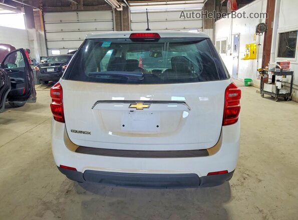 2GNALBEK2H1589867 2017 CHEVROLET EQUINOX White Вид ззаду