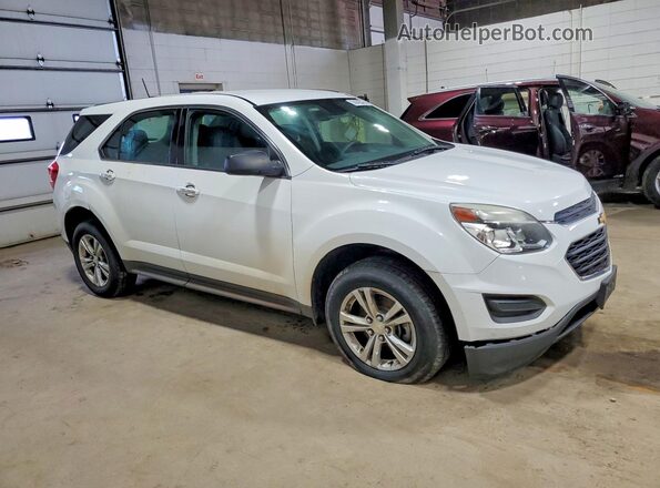 2GNALBEK2H1589867 2017 CHEVROLET EQUINOX White Передня права чверть