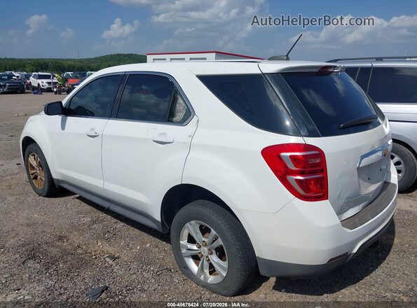 2GNALBEK3G1138879 2016 CHEVROLET EQUINOX White უკანა მარცხენა