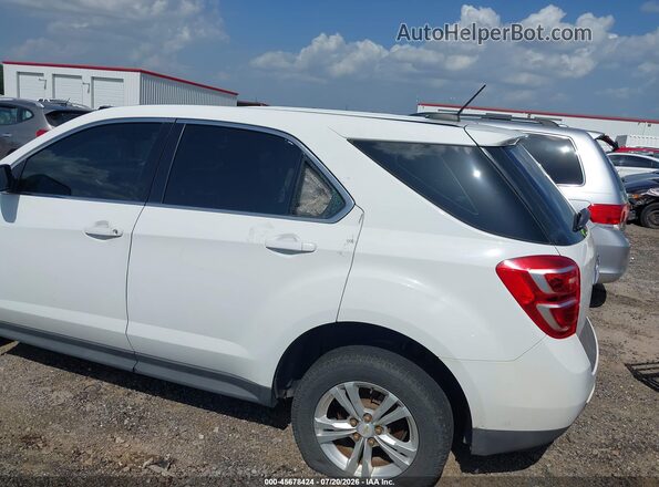 2GNALBEK3G1138879 2016 CHEVROLET EQUINOX White წინა ხედი