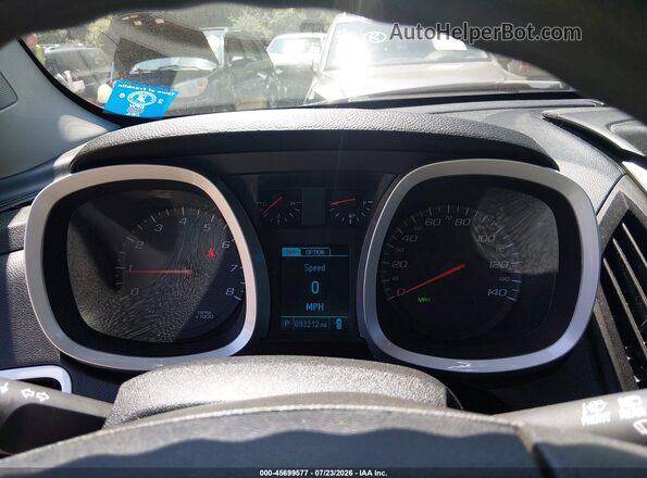 2GNALBEK3G6181072 2016 CHEVROLET EQUINOX Silver უკანა სავარძლების ხედი