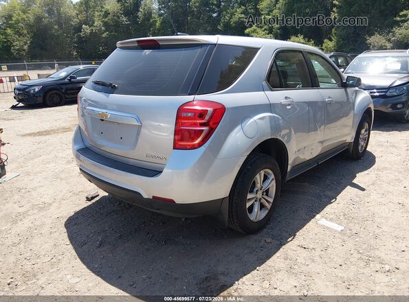 2GNALBEK3G6181072 2016 CHEVROLET EQUINOX Silver უკანა მარჯვენა
