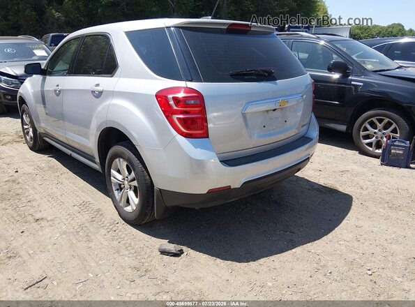 2GNALBEK3G6181072 2016 CHEVROLET EQUINOX Silver უკანა მარცხენა