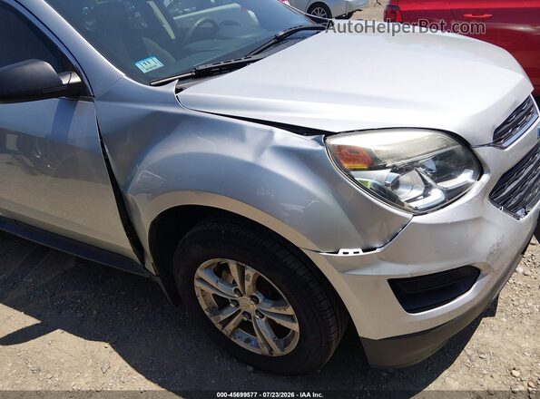 2GNALBEK3G6181072 2016 CHEVROLET EQUINOX Silver წინა ხედი