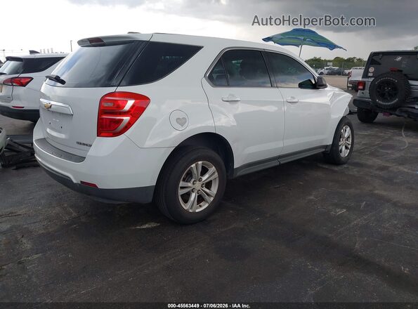 2GNALBEK3G6189625 2016 CHEVROLET EQUINOX White Rear right