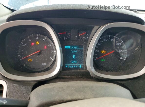 2GNALBEK3G6193433 2016 CHEVROLET EQUINOX Black Սարքավորումների վահանակի տեսք