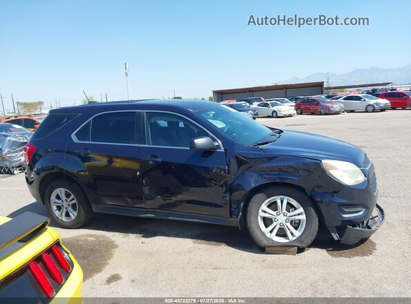2GNALBEK3H1526891 2017 CHEVROLET EQUINOX Dark Blue Widok wnętrza z tyłu