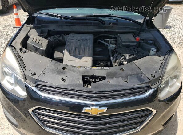 2GNALBEK3H1540810 2017 CHEVROLET EQUINOX Black Widok komory silnika