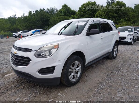 2GNALBEK3H1609883 2017 CHEVROLET EQUINOX Белый Передняя левая четверть
