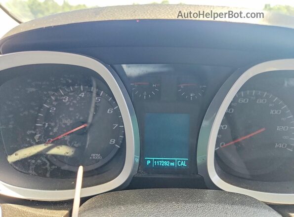 2GNALBEK3H6100086 2017 CHEVROLET EQUINOX Silver Вид щитка приладів