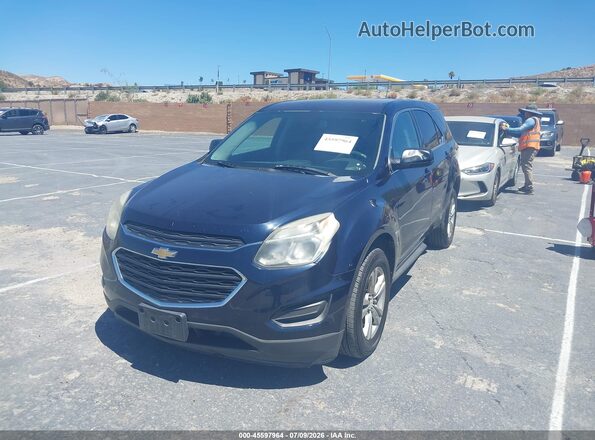 2GNALBEK3H6102730 2017 CHEVROLET EQUINOX Blue Передня ліва чверть