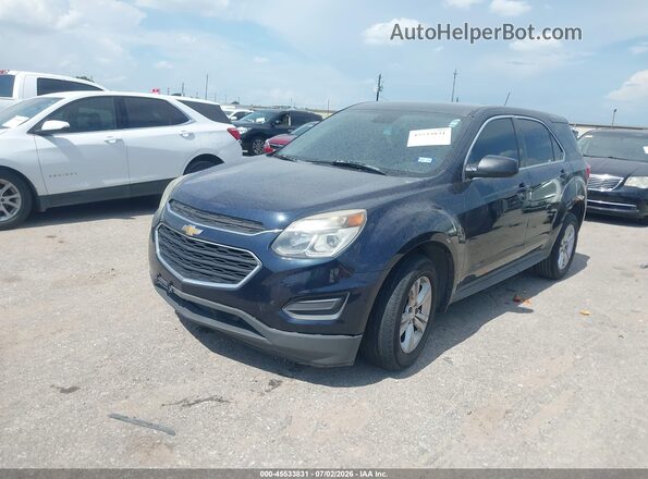 2GNALBEK4G6150753 2016 CHEVROLET EQUINOX Blue Առջևի ձախ երեք քառորդ տեսարան