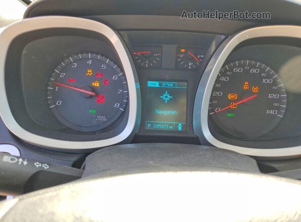 2GNALBEK4H1598425 2017 CHEVROLET EQUINOX Black Սարքավորումների վահանակի տեսք