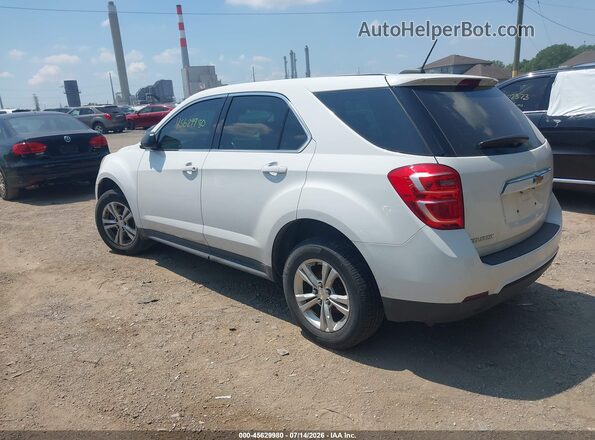 2GNALBEK4H6101554 2017 CHEVROLET EQUINOX White Trasero izquierdo