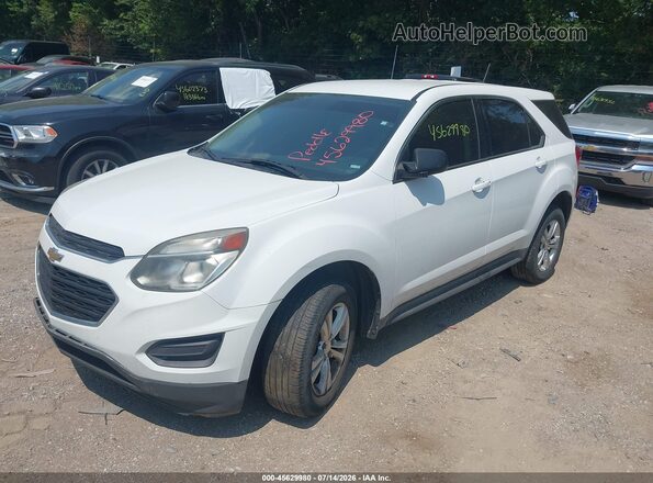 2GNALBEK4H6101554 2017 CHEVROLET EQUINOX White Vista tres cuartos delantera izquierda