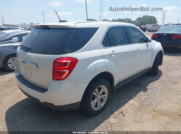 2GNALBEK4H6101554 2017 CHEVROLET EQUINOX White Trasero derecho