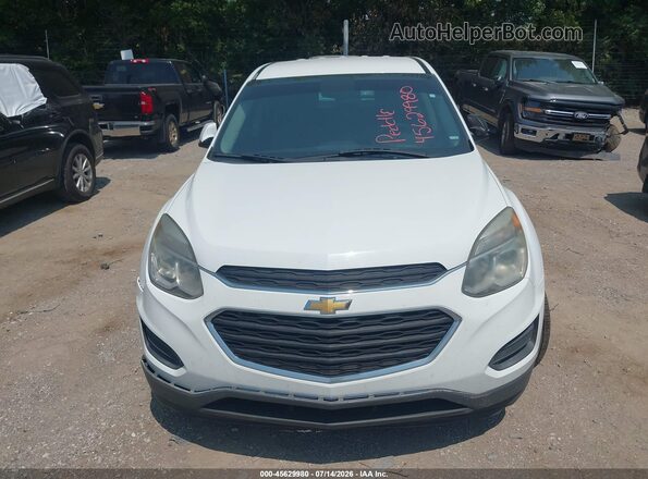 2GNALBEK4H6101554 2017 CHEVROLET EQUINOX White Vista del cuadro de instrumentos