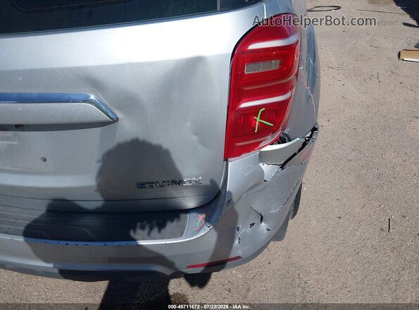2GNALBEK5G1124532 2016 CHEVROLET EQUINOX Silver Вид спереду