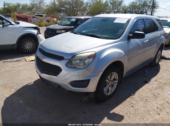 2GNALBEK5G1124532 2016 CHEVROLET EQUINOX Silver Передня ліва чверть