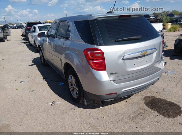 2GNALBEK5G1124532 2016 CHEVROLET EQUINOX Silver Задня ліва чверть