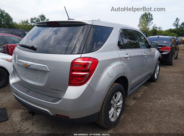 2GNALBEK5G1143775 2016 CHEVROLET EQUINOX Silver უკანა მარჯვენა