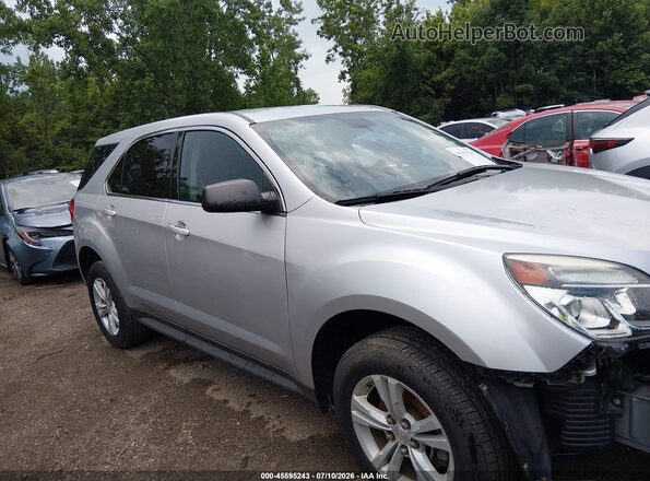 2GNALBEK5G1143775 2016 CHEVROLET EQUINOX Silver უკანა სალონის ხედი