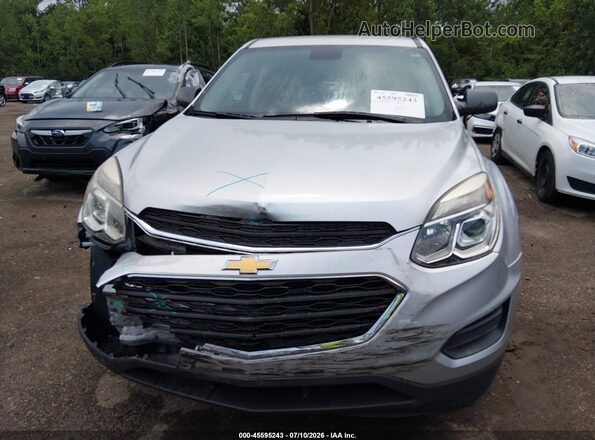 2GNALBEK5G1143775 2016 CHEVROLET EQUINOX Silver ხელსაწყოთა პანელის ხედი