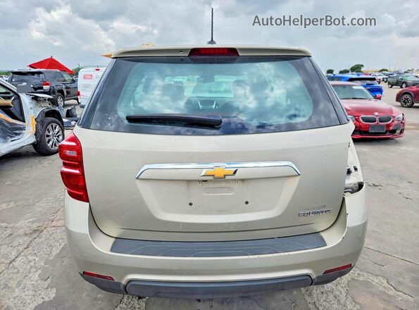 2GNALBEK5G1158244 2016 CHEVROLET EQUINOX Beige Вид ззаду