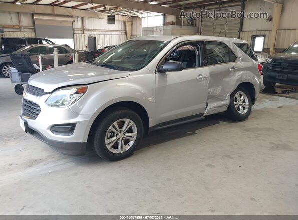 2GNALBEK5H1526990 2017 CHEVROLET EQUINOX Silver Przód lewy