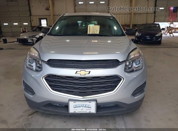 2GNALBEK5H1526990 2017 CHEVROLET EQUINOX Silver Widok zestawu wskaźników