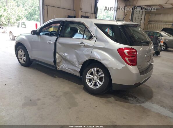 2GNALBEK5H1526990 2017 CHEVROLET EQUINOX Silver Tył lewy