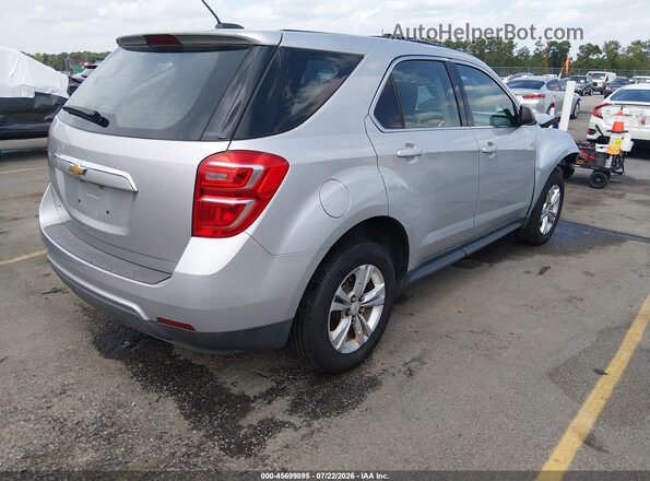 2GNALBEK5H1554613 2017 CHEVROLET EQUINOX Silver უკანა მარჯვენა