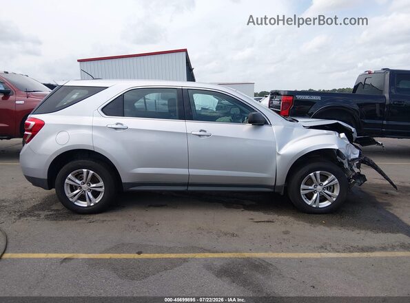 2GNALBEK5H1554613 2017 CHEVROLET EQUINOX Silver უკანა სალონის ხედი