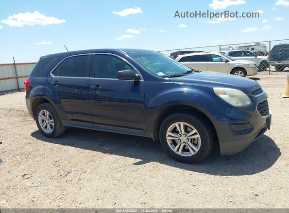 2GNALBEK6H1535097 2017 CHEVROLET EQUINOX Blue Widok wnętrza z tyłu