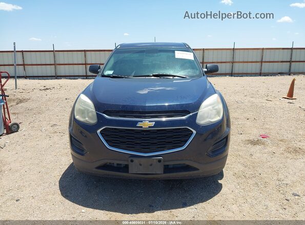 2GNALBEK6H1535097 2017 CHEVROLET EQUINOX Blue Widok zestawu wskaźników