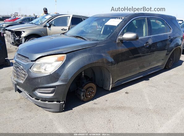 2GNALBEK6H1602975 2017 CHEVROLET EQUINOX Gray წინა მარცხენა ხედი სამი მეოთხედიდან