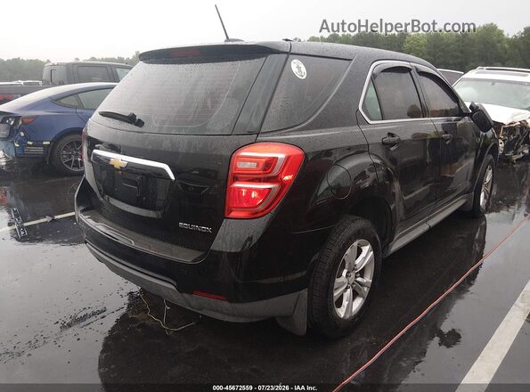 2GNALBEK7G1125312 2016 CHEVROLET EQUINOX Black Tył prawy