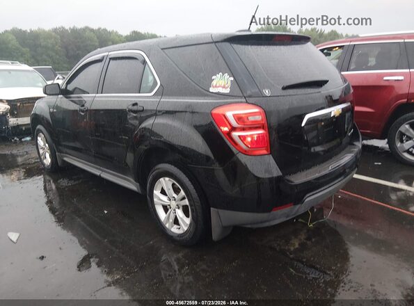2GNALBEK7G1125312 2016 CHEVROLET EQUINOX Black Tył lewy
