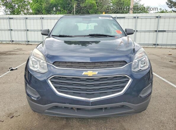 2GNALBEK7H1565287 2017 CHEVROLET EQUINOX Синий Вид спереди