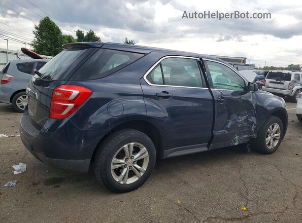 2GNALBEK7H1565287 2017 CHEVROLET EQUINOX Синий Задняя правая четверть