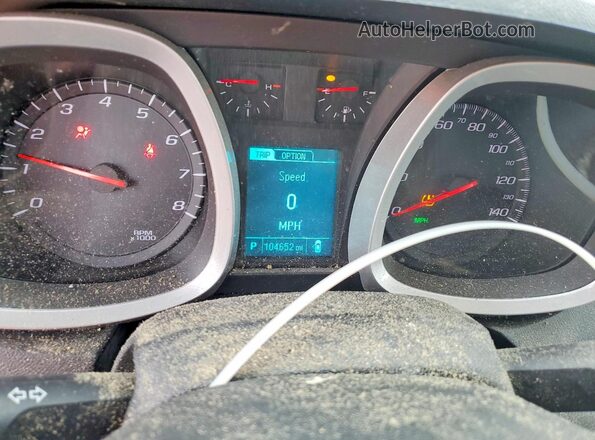 2GNALBEK7H1565287 2017 CHEVROLET EQUINOX Синий Вид щитка приборов