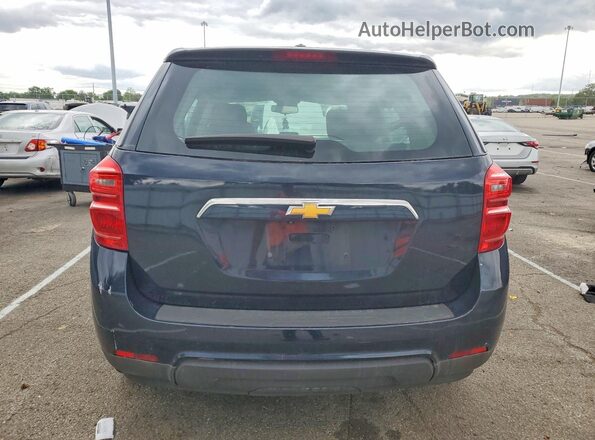 2GNALBEK7H1565287 2017 CHEVROLET EQUINOX Синий Вид сзади