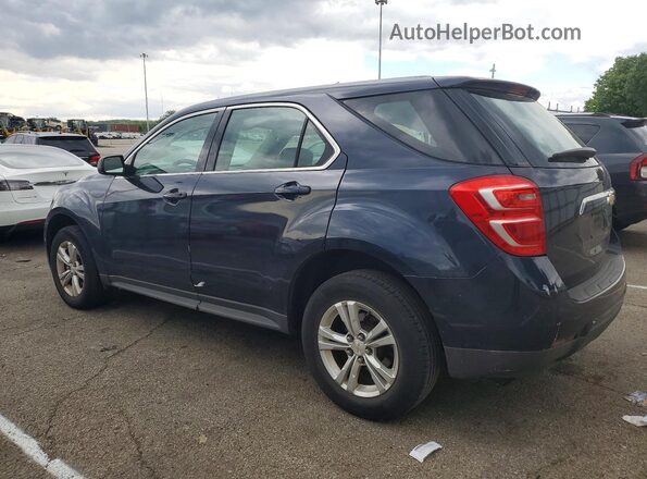 2GNALBEK7H1565287 2017 CHEVROLET EQUINOX Синий Задняя левая четверть